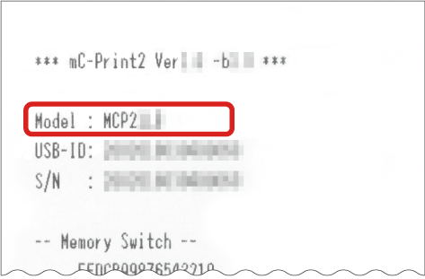 冒頭の”Mode:”ではじまる欄に記載されます