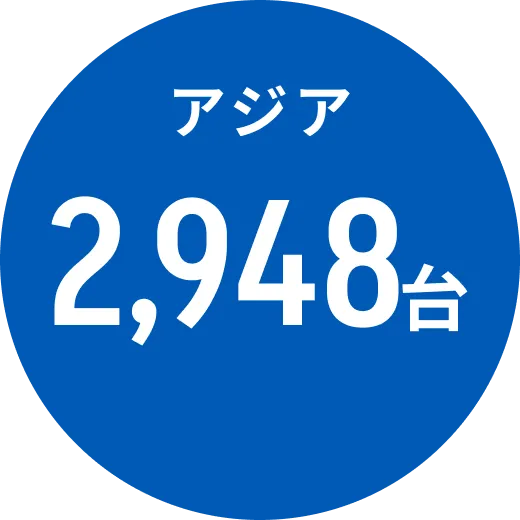 アジア2,015台